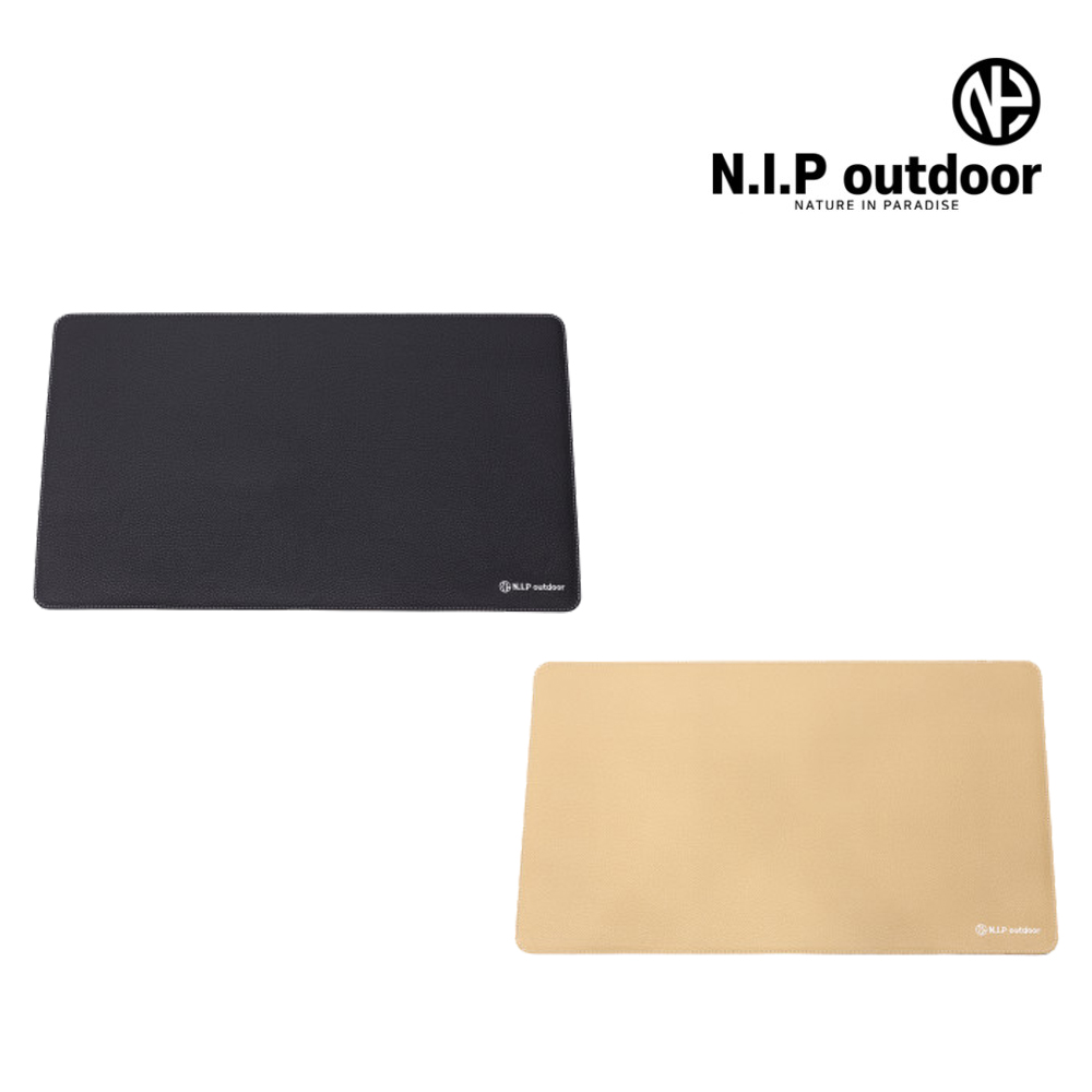 [호환] N.I.P 쿨러스탠드 필드랙 가죽상판 더블패드 블랙&베이지