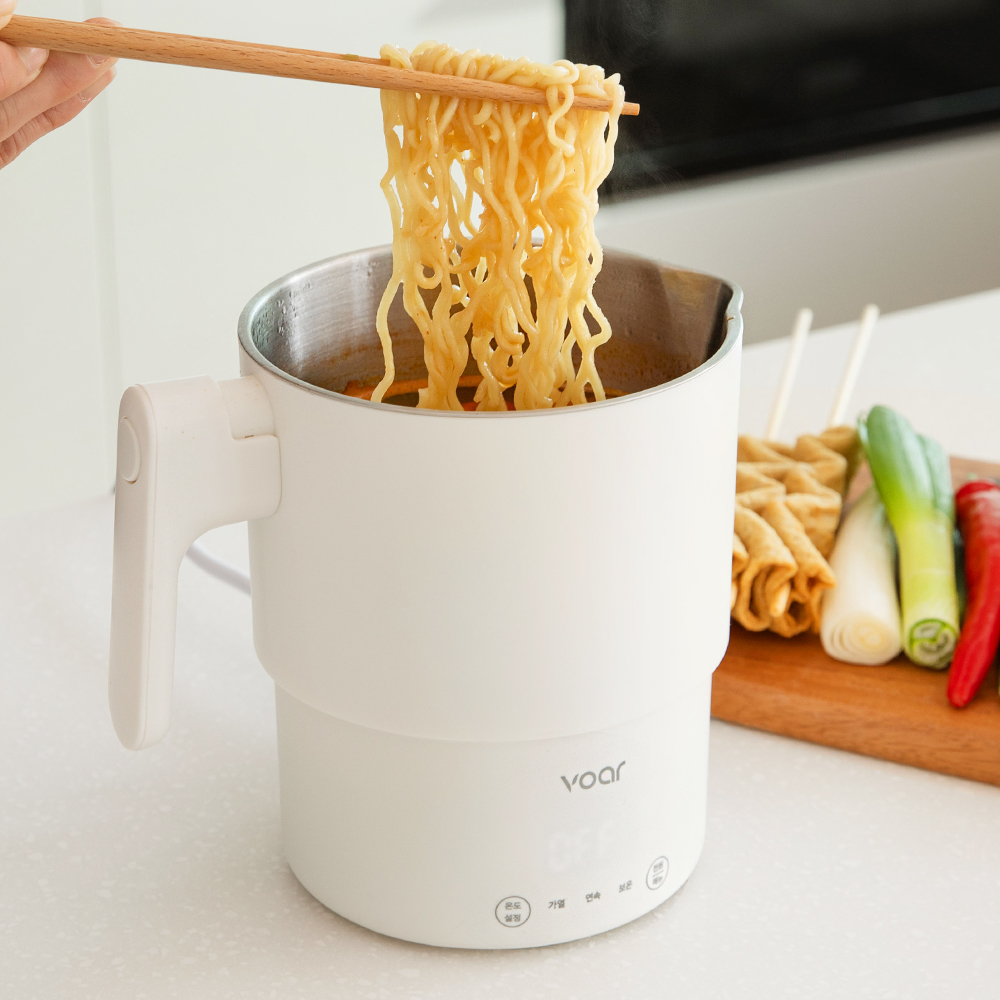 보아르 이지 전기포트 C 휴대용 분유포트 접이식 여행용 커피 햇반 올스텐