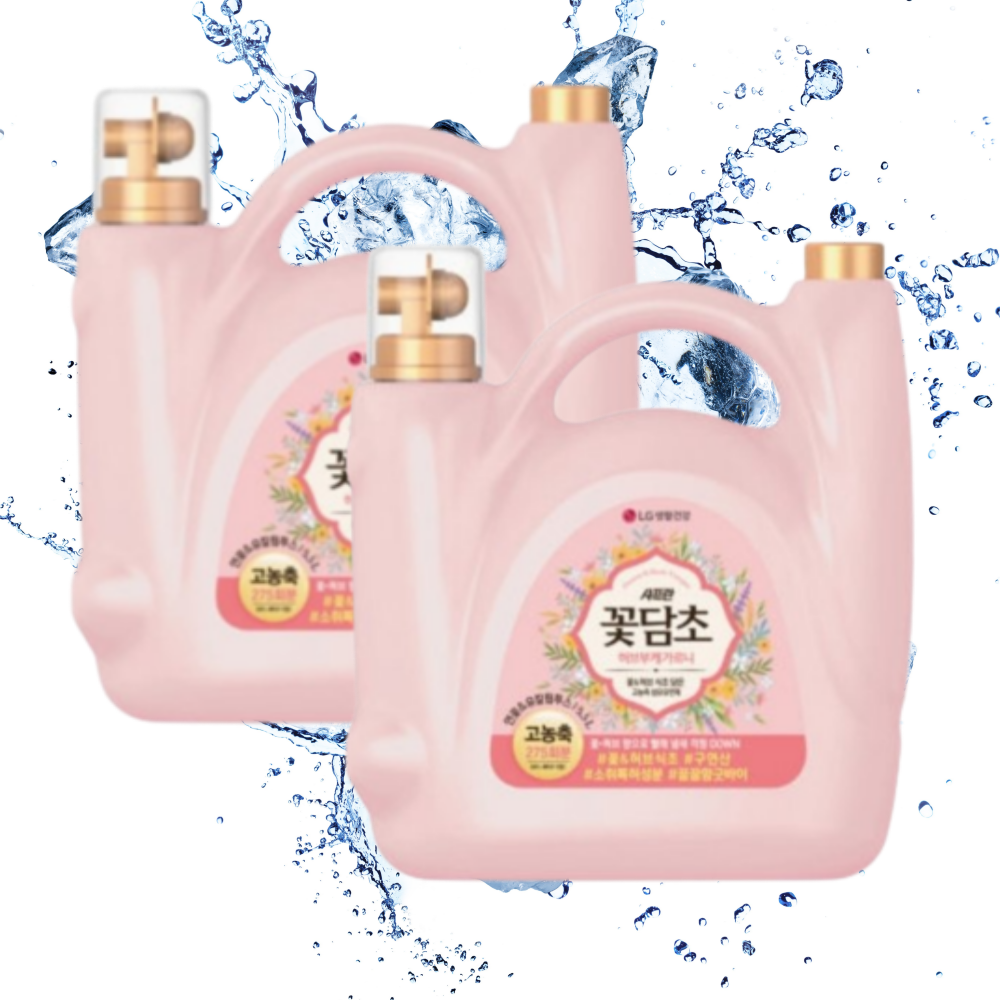 엘지생활건강 샤프란 꽃담초 허브부케가르니 연꽃 유칼립투스 5.5L X 2개 - 상품 이미지