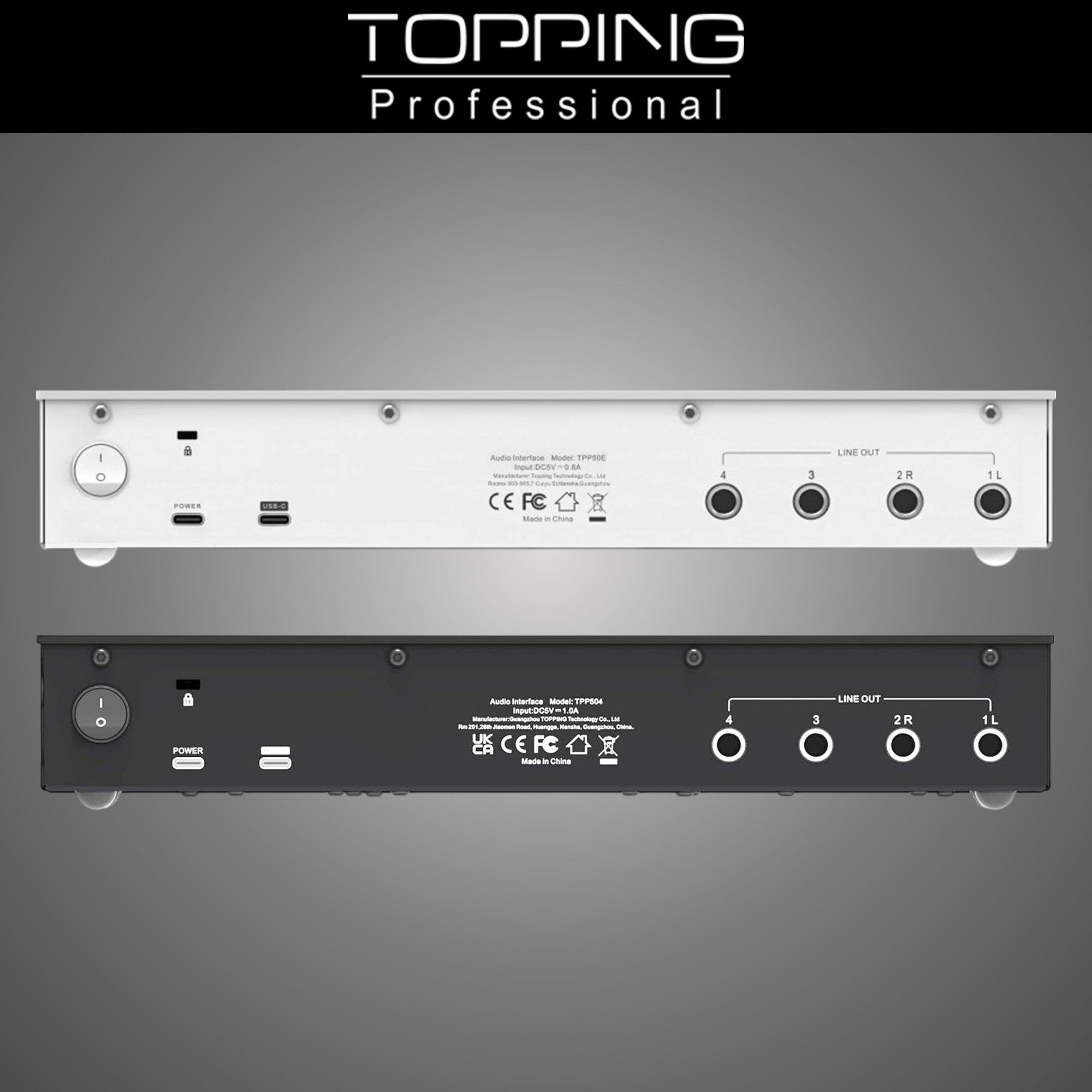 토핑 TOPPING E4X4 PRE 오디오 인터페이스 정식수입제품 안드로이드OS 지원