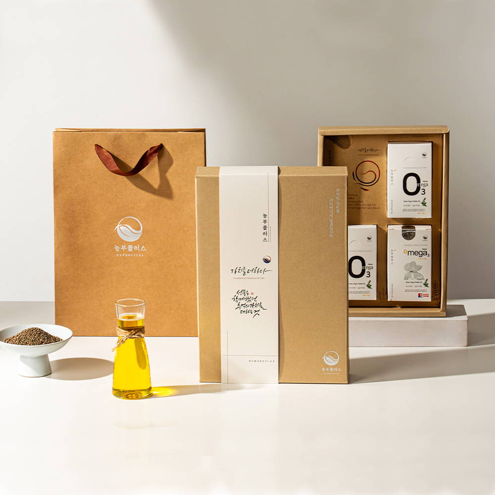 농부플러스 국산 냉압착 생들기름 스틱 선물세트 ( 5g x 30개입 ) - 상세 이미지 2