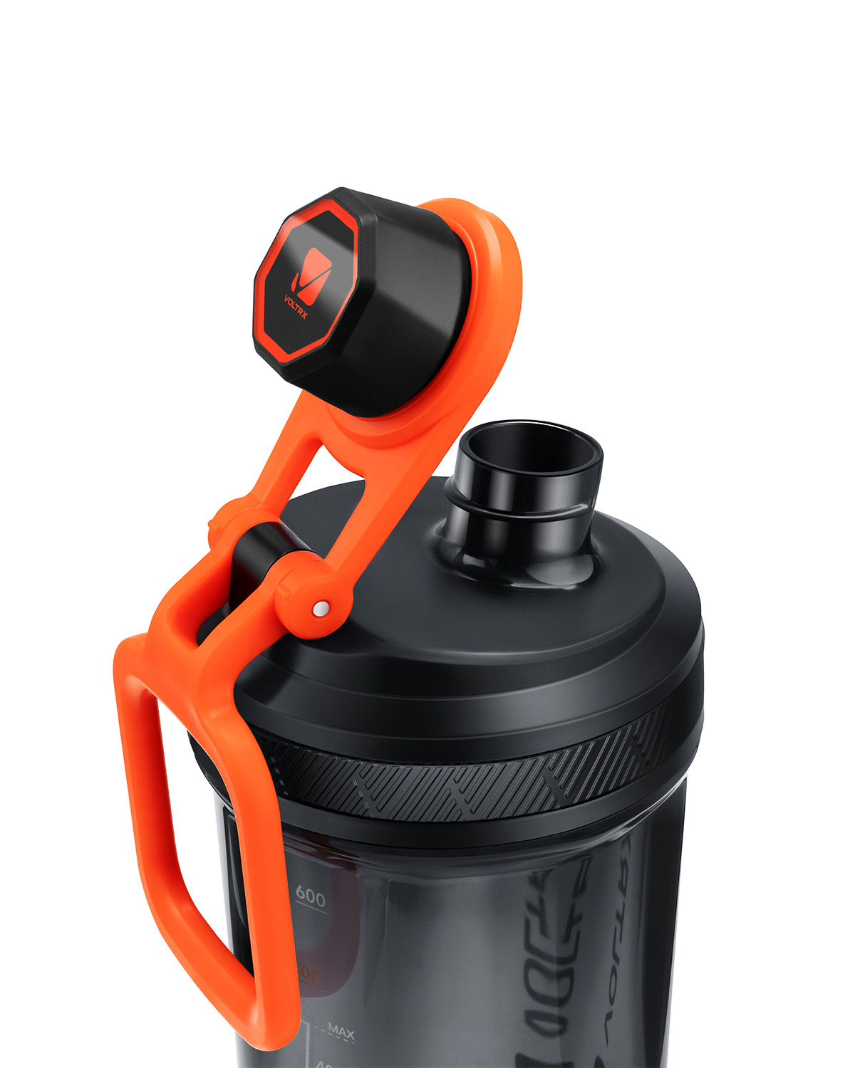 전동 프로틴 쉐이커 볼트렉스 700ml 프로틴 쉐이커 추천 전동 쉐이커 보틀 오렌지 프로틴 보틀