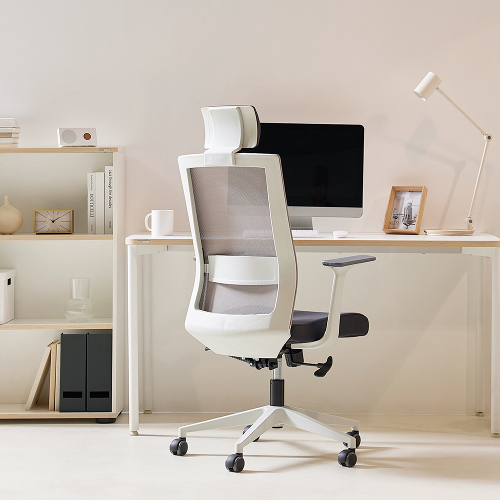 [10%더적립]듀오백 스퀘어 DQ-LIGHT-W 메쉬 사무용 컴퓨터 책상 의자 - 상세 이미지 3