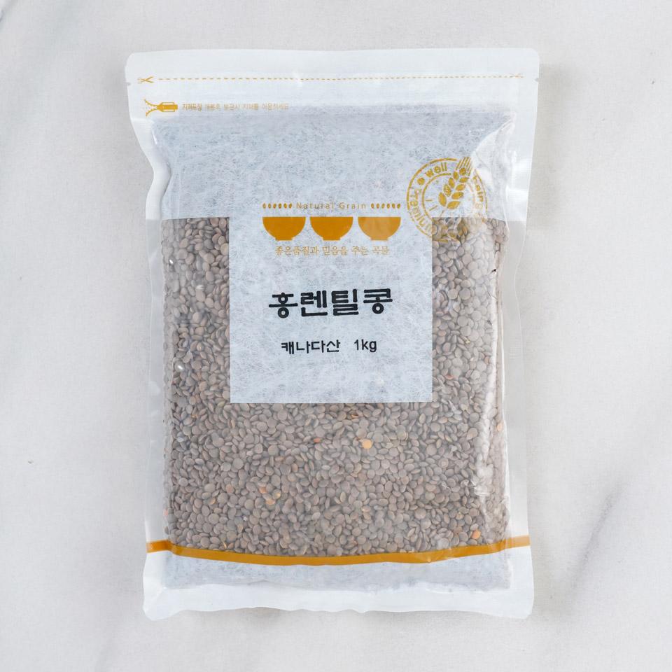 메가마트 홍렌틸콩 1kg - 상품 이미지