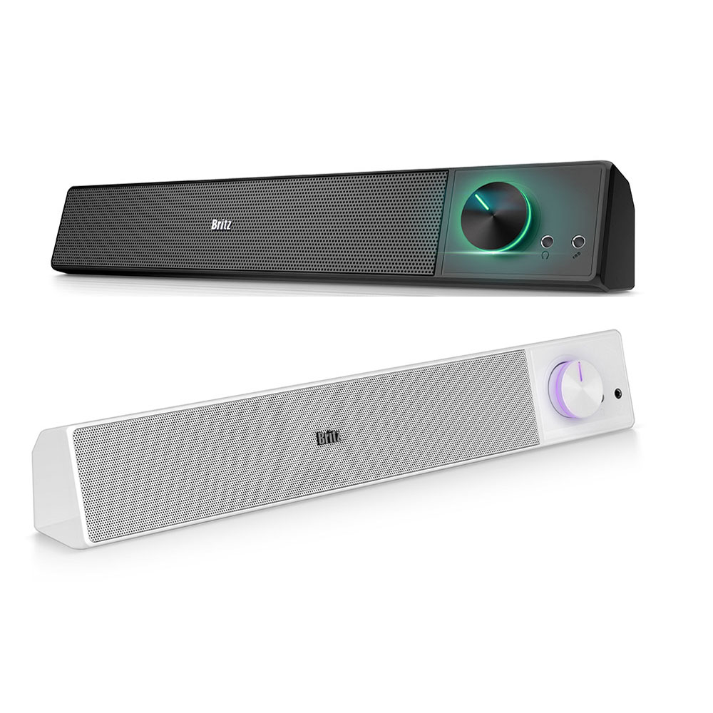 브리츠 BZ-L1 Soundbar PC방 게이밍 노트북 컴퓨터 2채널 USB 스피커
