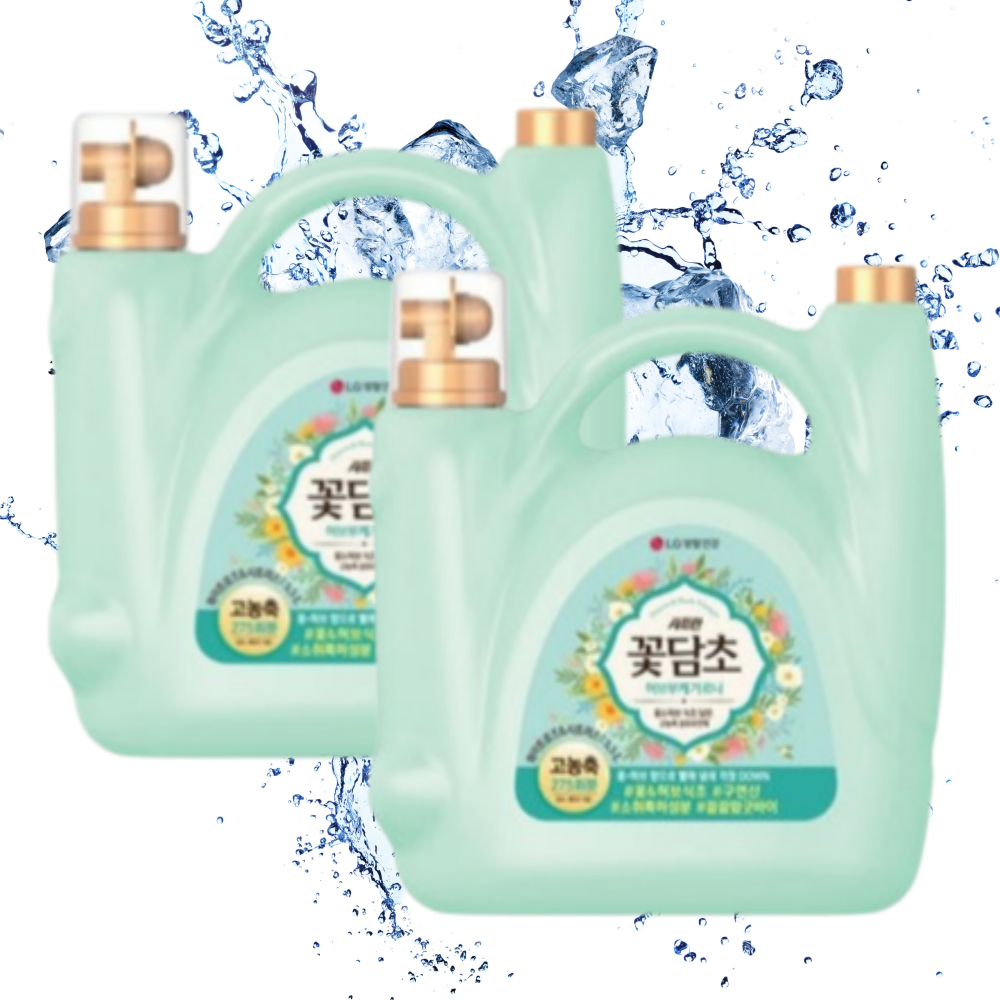 엘지생활건강 샤프란 꽃담초 허브부케가르니 화이트로즈 시트러스 5.5L X 2개