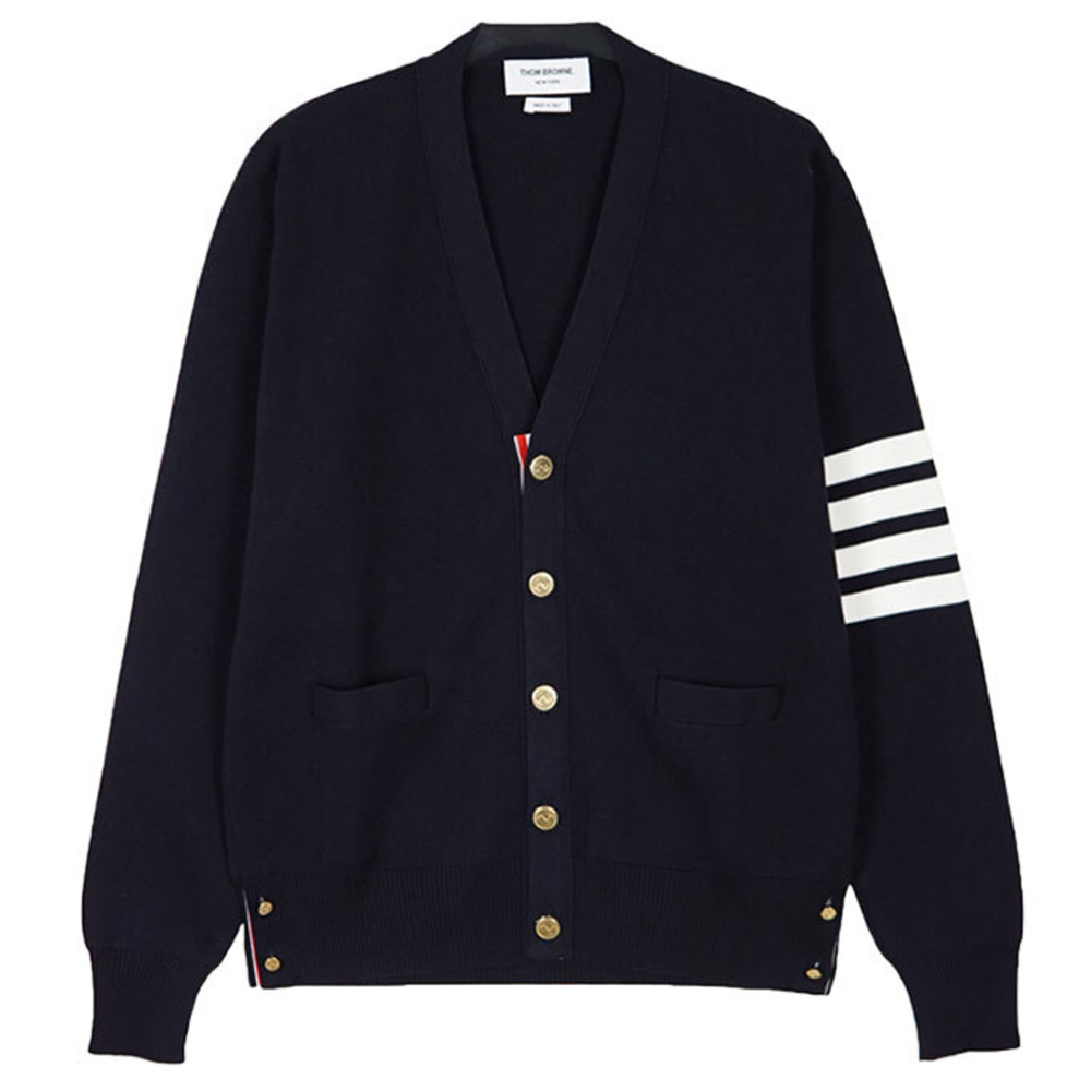톰브라운 가디건 밀라노스티치 가디건 네이비 1