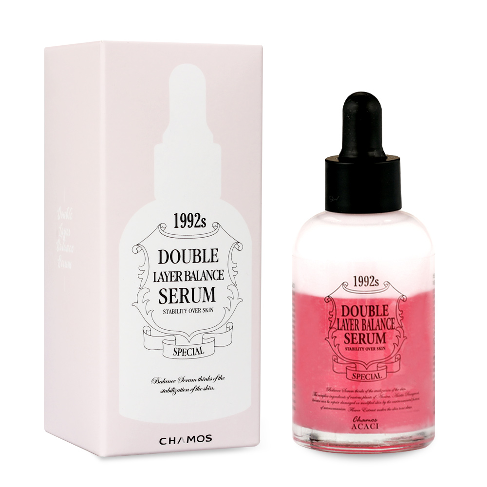 안면 홍조 케어 차모스 더블 레이어 발란스 세럼 50ml 트러블 진정 보습 미백 주름 - 메인 이미지