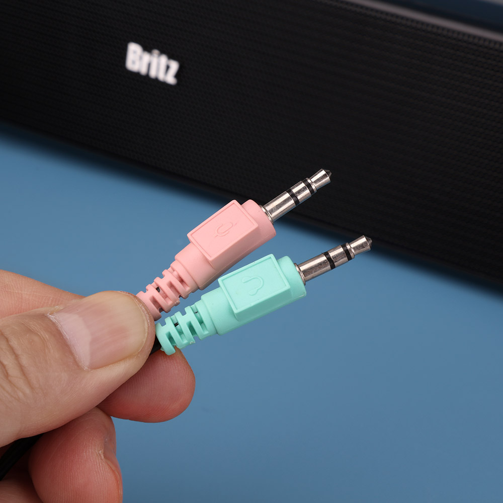 브리츠 BZ-L1 Soundbar PC방 게이밍 노트북 컴퓨터 2채널 USB 스피커 - 상세 이미지 5