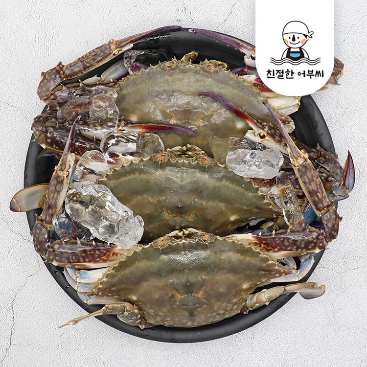 냉동 꽃게 급냉 국산 제철 숫꽃게 2kg 수산물이력제 친절한어부씨 - 상세 이미지 4