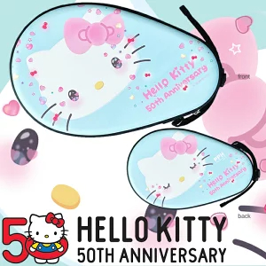 산에이 01148 헬로키티 50주년 탁구 라켓 케이스 가방 01-148 2개입 - 상세 이미지 2