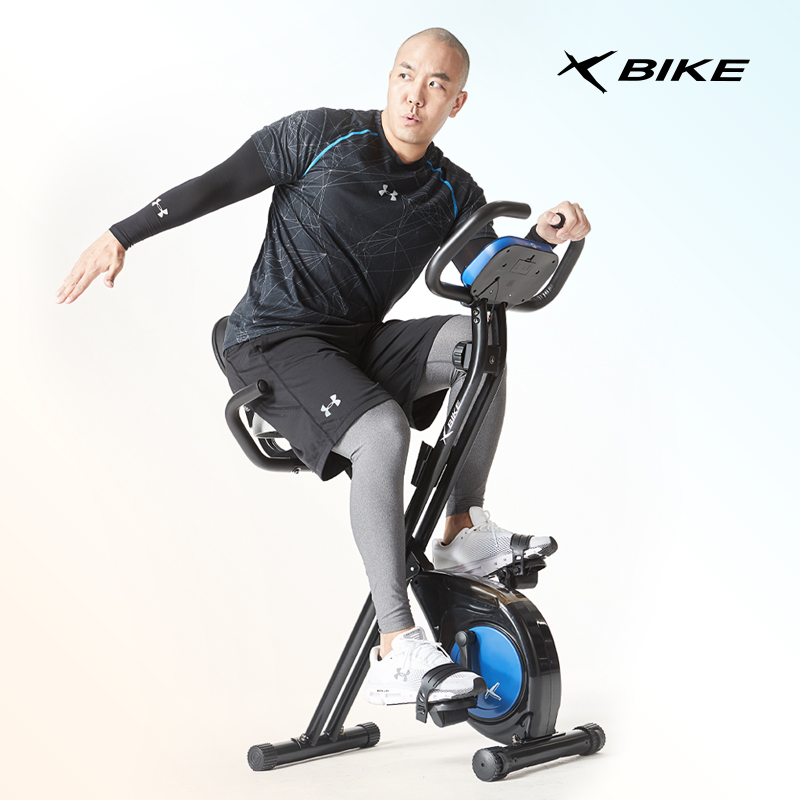 숀리 엑스바이크 접이식 실내 자전거 G1 가정용 유산소 헬스 사이클 블랙 - 상품 이미지