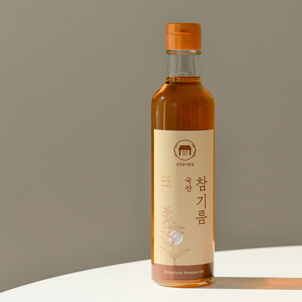 국산참기름 저온압착 참기름 300ml [경성참기름집]