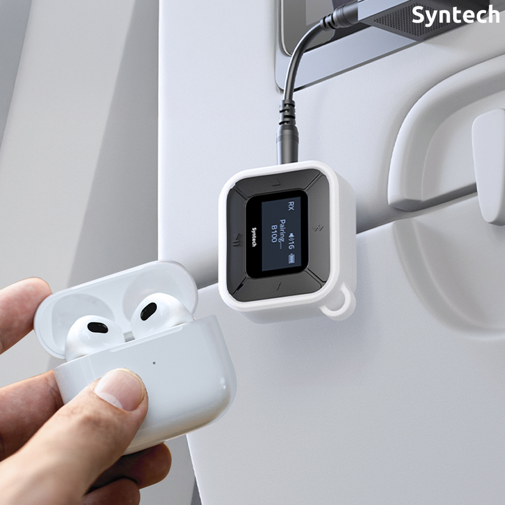 비행기 블루투스 이어폰 리시버 동글 에어팟 신테크