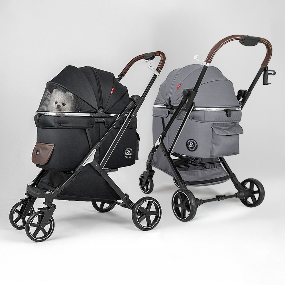레토 프리미엄 강아지 유모차 풀오토 퀵폴딩 사계절