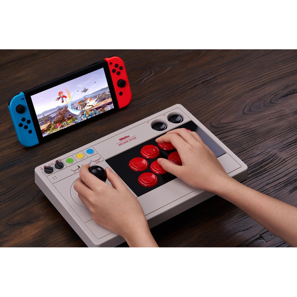 8Bitdo 블루투스 아케이드 조이스틱 게임 컨트롤러 스위치 윈도우용 이미지 7