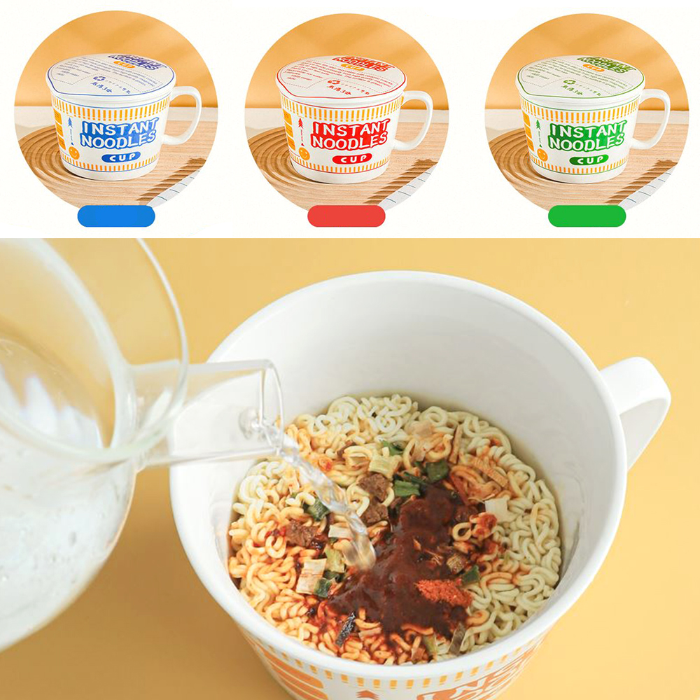 대용량 라면 그릇 위생 전자레인지 손잡이 시리얼 머그형