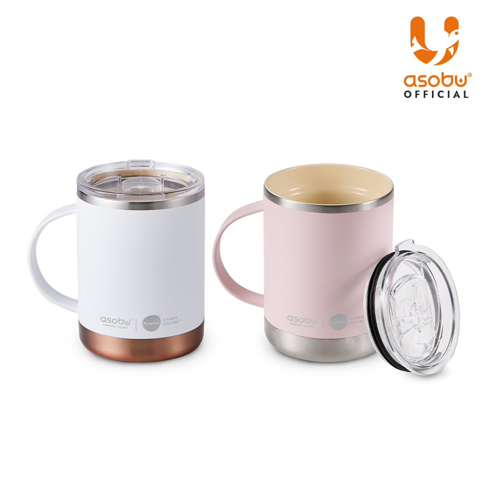 [1+1] 캐나다 아소부 스텐 보온보냉 얼티밋 머그컵 360ml 2개 제품 이미지