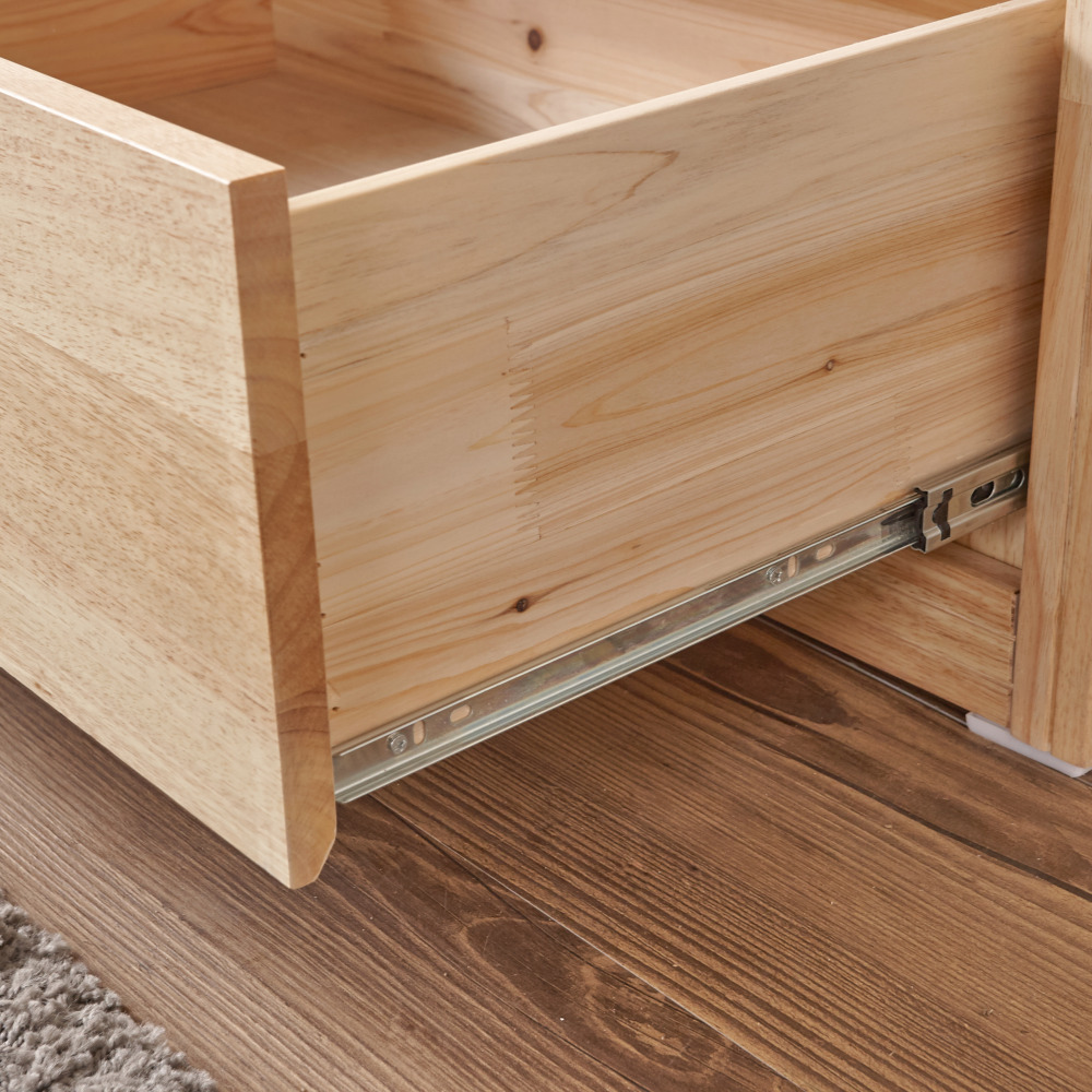 브휘트 원목옷장 슬라이딩장롱 슬라이드옷장 입본장 미닫이 1500x550x2000mm, 네추럴
