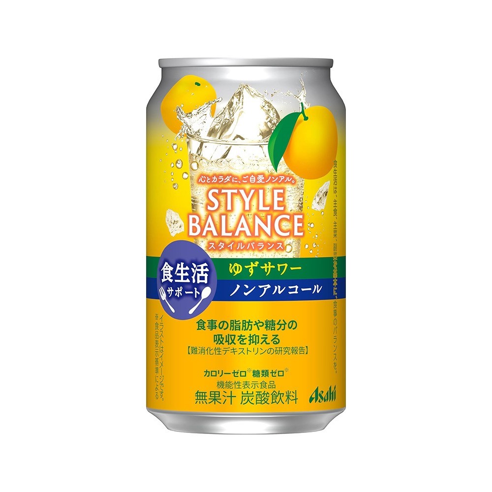 아사히 스타일밸런스 논알콜 유자사와 350ml 24개세트