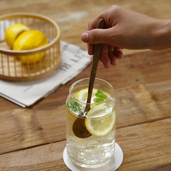 에라토 월넛 우드 나무 롱 티스푼 머들러