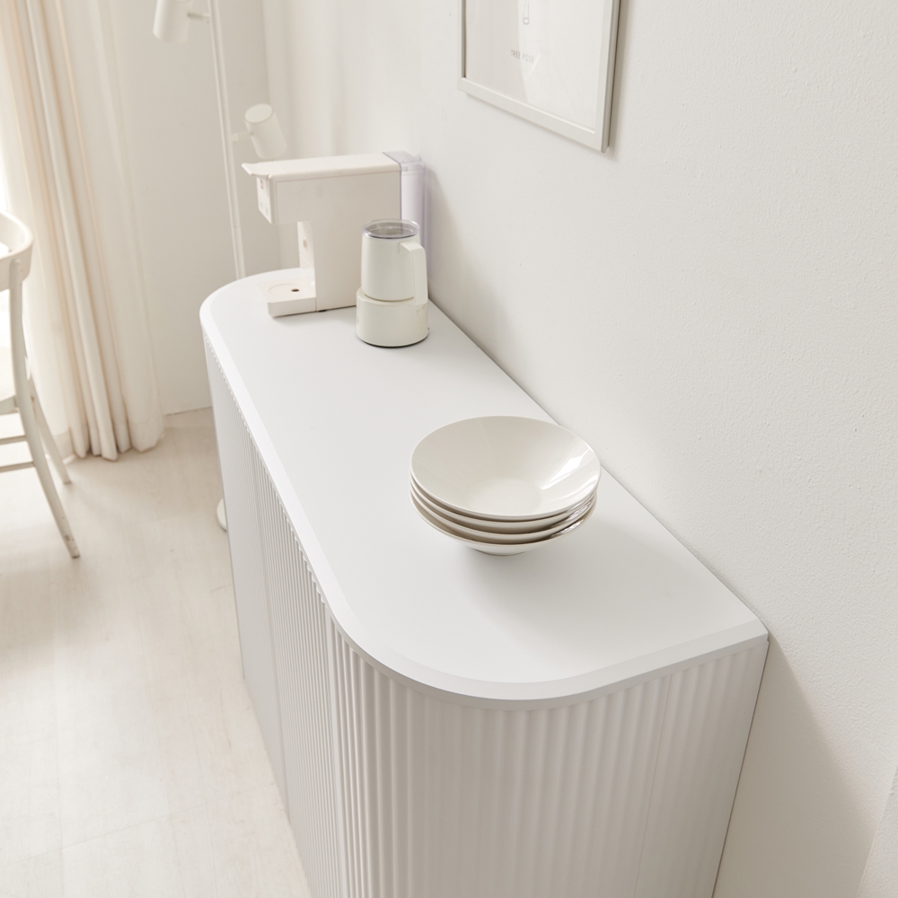 치즈퐁 안방티비장 템바보드 수납장 높은거실장 tv장식장 티비선반 1200x400x816mm, 화이트