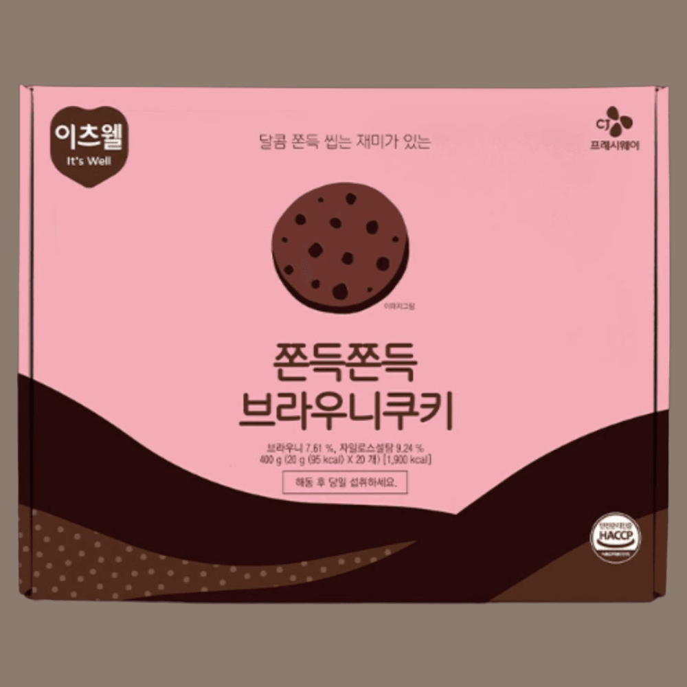 이츠웰 쫀득쫀득 브라우니쿠키 : 쇼핑먹거리