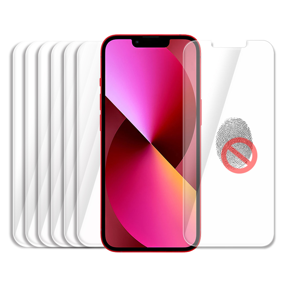 지문방지 필름 아이폰13 미니, 7매입