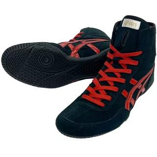 아식스 asics 프라임 어택 복싱화 레슬링화 A520 블랙x레드 - 상세 이미지 2