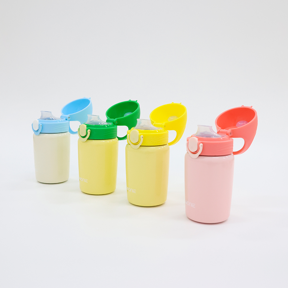 주니 입모아컵 원터치 스테인리스 텀블러 240ml 상품 이미지