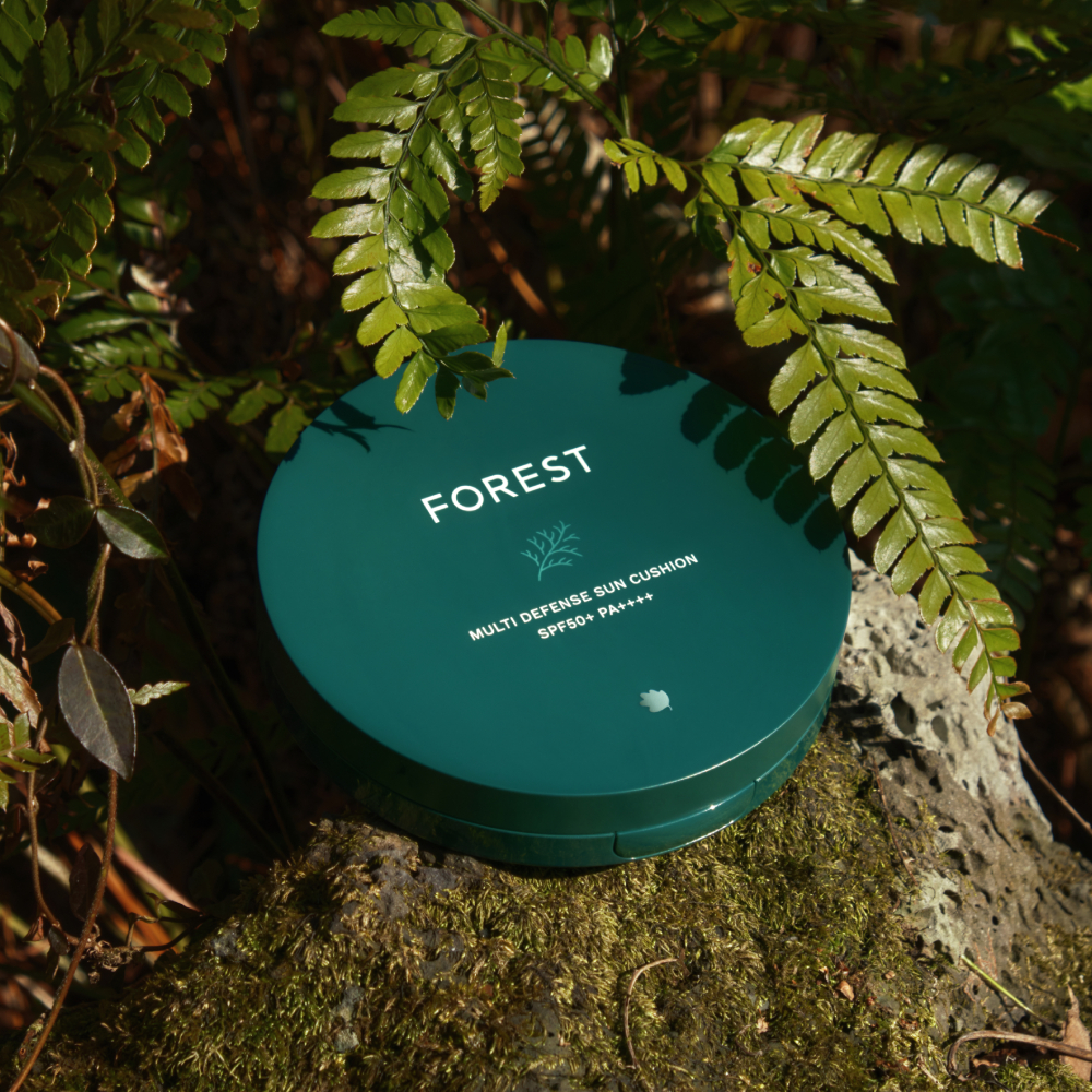 포레스트 멀티디펜스 비건 선쿠션 20g(SPF50+) 골프선쿠션톤업선쿠션 / 끈적임없는선쿠션, 대용랑, 사이즈업