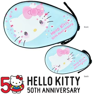 산에이 01148 헬로키티 50주년 탁구 라켓 케이스 가방 01-148 2개입 - 상세 이미지 3