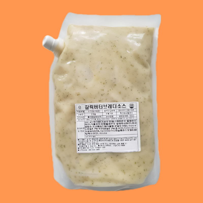 코다노 갈릭버터 브레더소스 2KG 마늘빵 달달한맛 - 메인 이미지