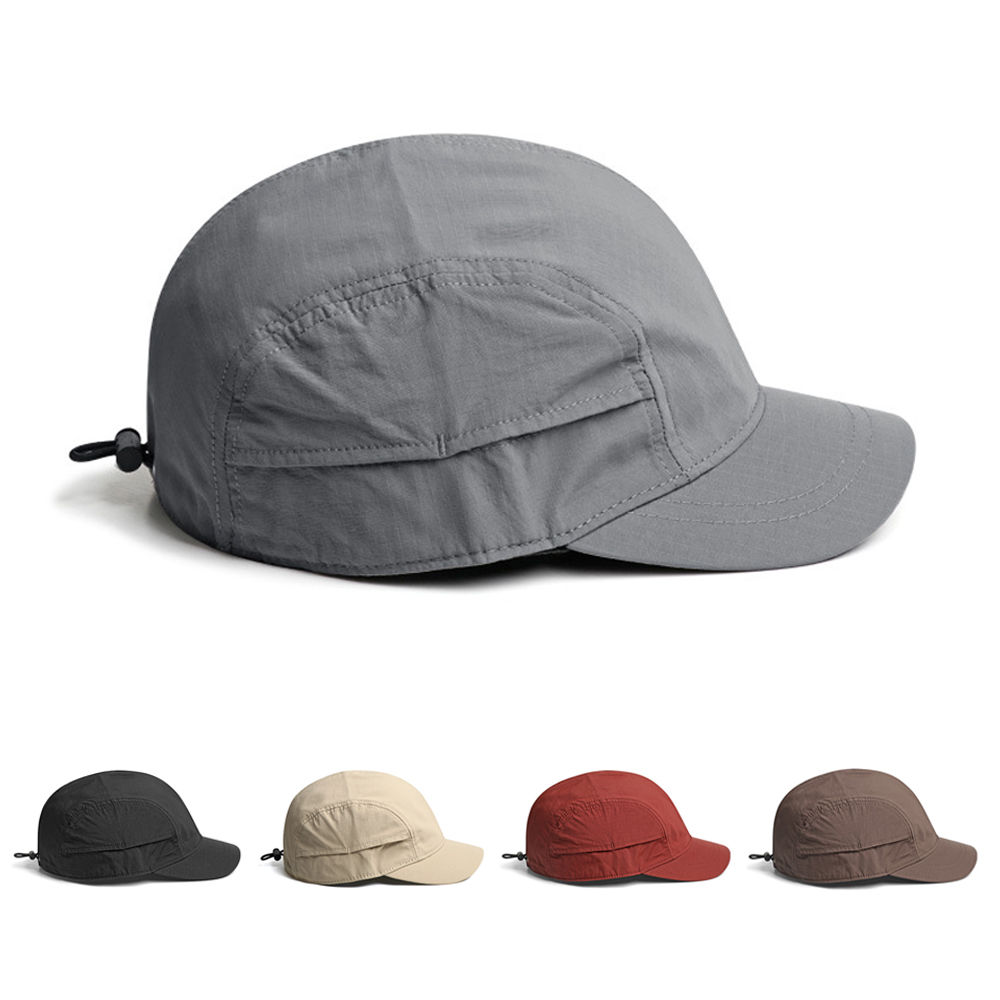 숏캡 숏챙모자 챙짧은 나일론 볼캡 러닝 마라톤 대두 빅사이즈 모자