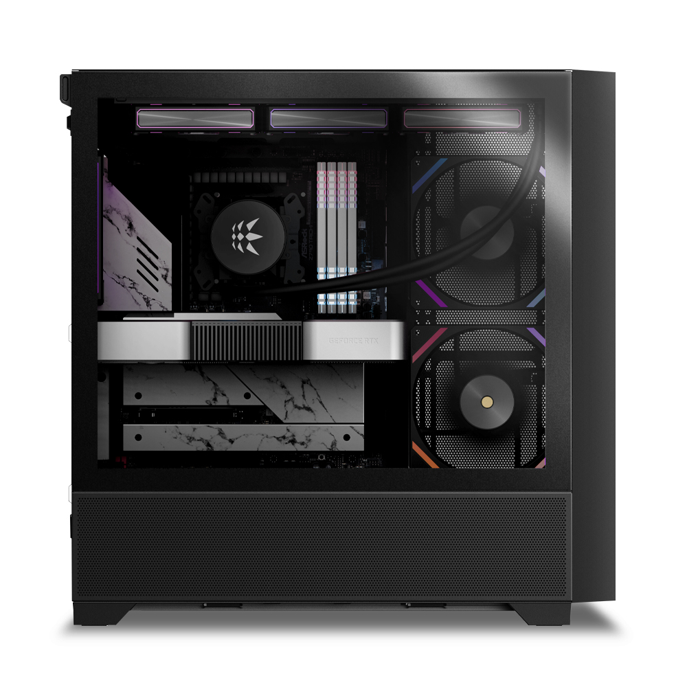 마이크로닉스 WIZMAX ML-360 WIDE BTF 미들타워 PC 케이스 (블랙) - 상세 이미지 3