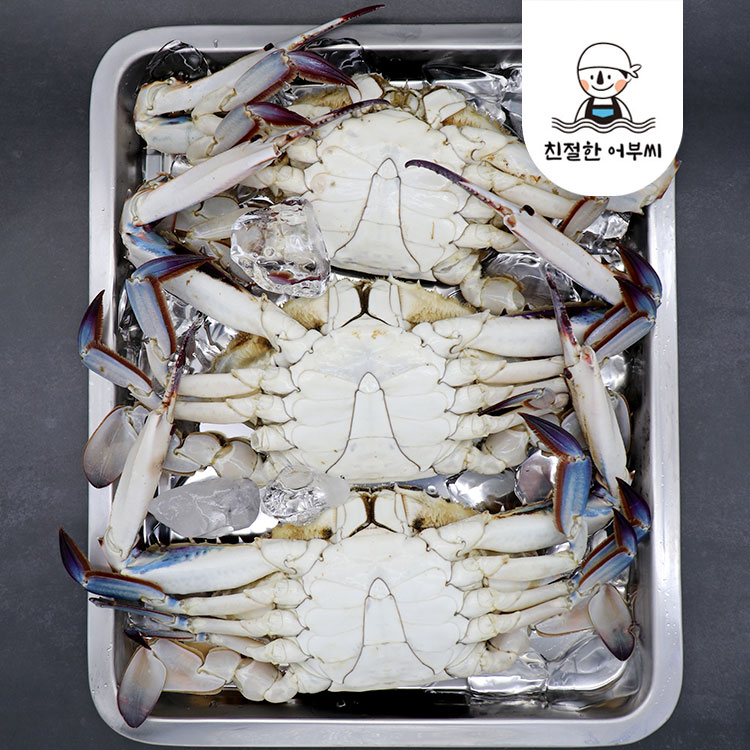 냉동 꽃게 급냉 국산 제철 숫꽃게 2kg 수산물이력제 친절한어부씨 - 상세 이미지 3