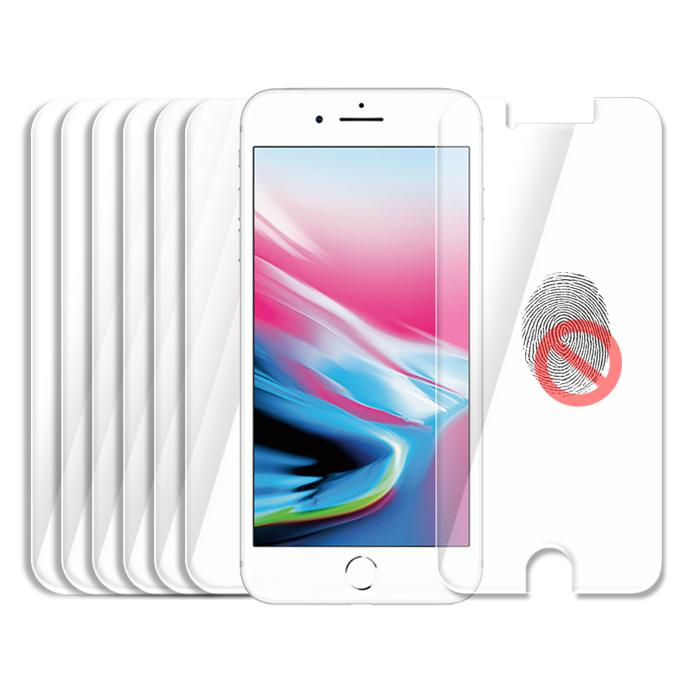 지문방지 필름 아이폰8, 7매입