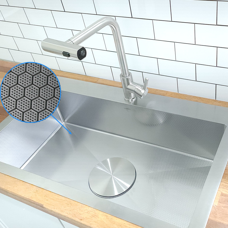 8651S 허니콤 엠보코팅 사각싱크볼 스텐씽크볼 주방 싱크대 교체