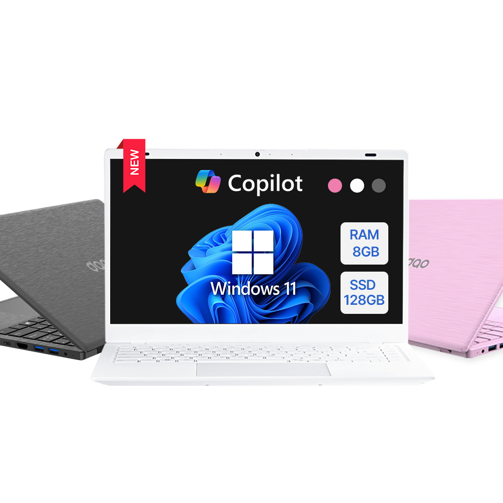 다오북 14-N100 14인치 1.32kg 윈도우11 노트북 8GB, 128GB, 핑크 - 상품 이미지