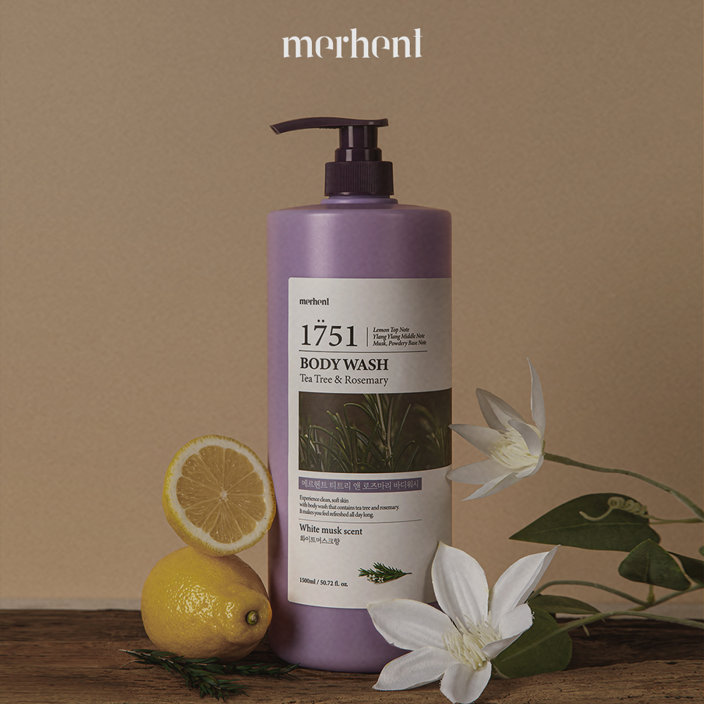 메르헨트 티트리 대용량 바디워시 1500ml 화이트머스크 약산성 퍼퓸 향좋은 샤워 - 상세 이미지 2
