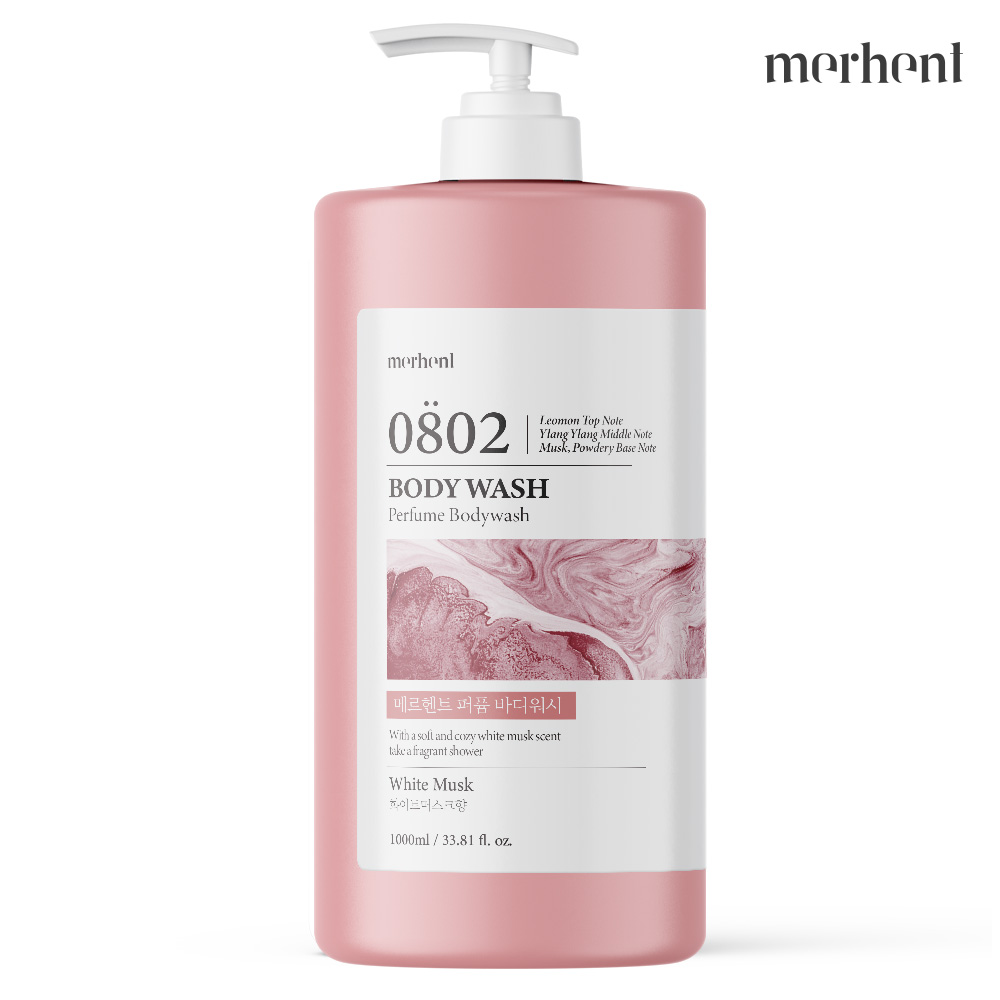 메르헨트 퍼퓸 바디워시 1000ml 화이트머스크 약산성 대용량 남자 여자 향기좋은 - 상품 이미지