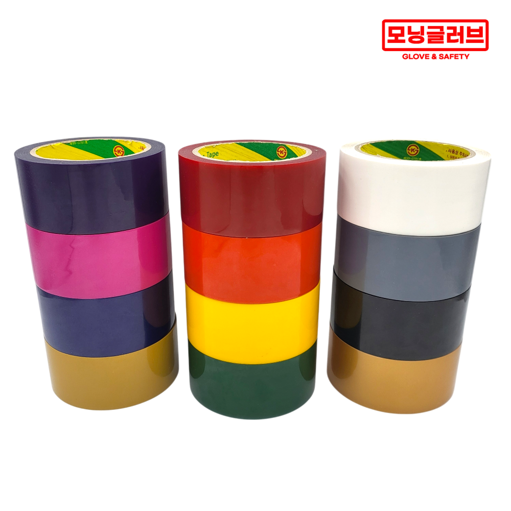 대영 컬러 색상 박스테이프 45M 택배 포장 이사 중포장 칼라 OPP