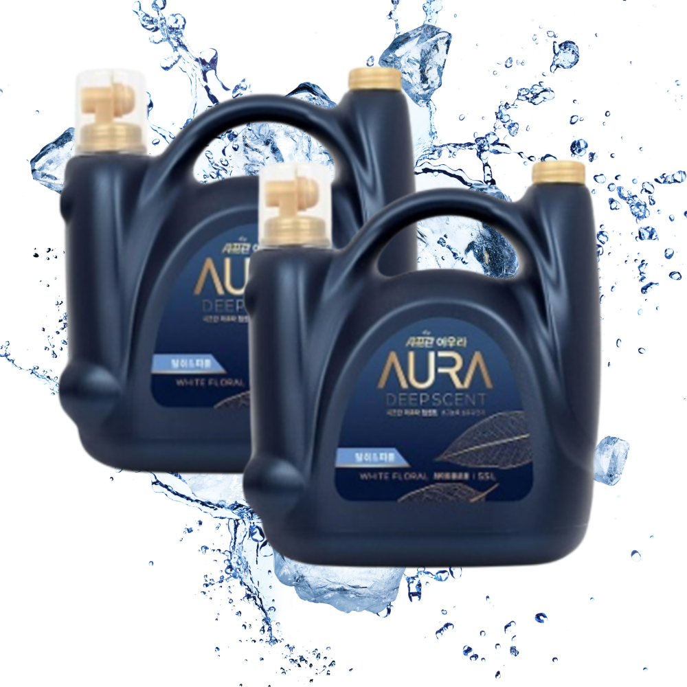 아우라 딥센트 화이트플로럴 5.5L X 2개