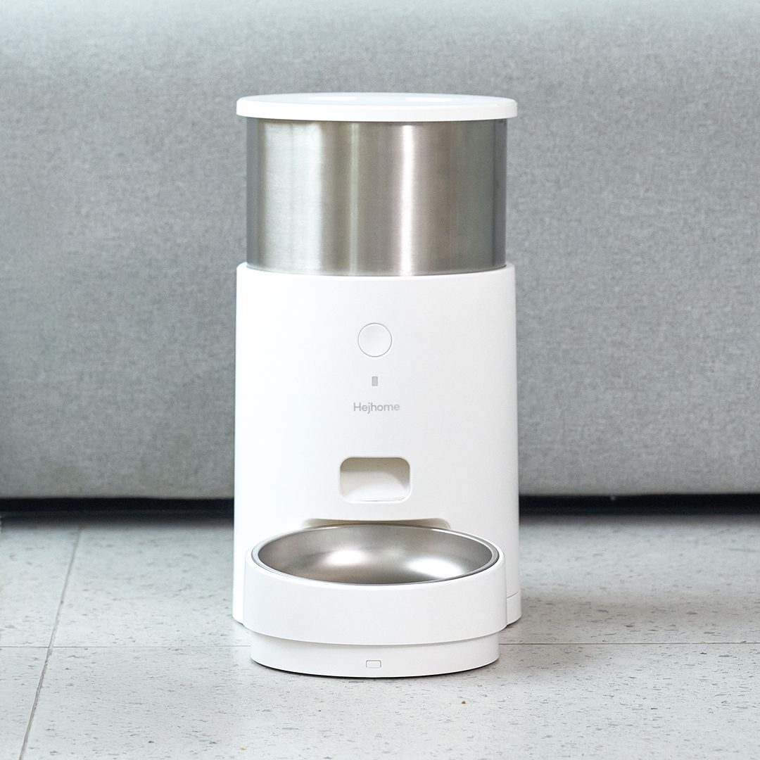 헤이홈 강아지 고양이 스마트 펫 자동급식기 Care+전용 도자기 밥그릇+급식기 제습제