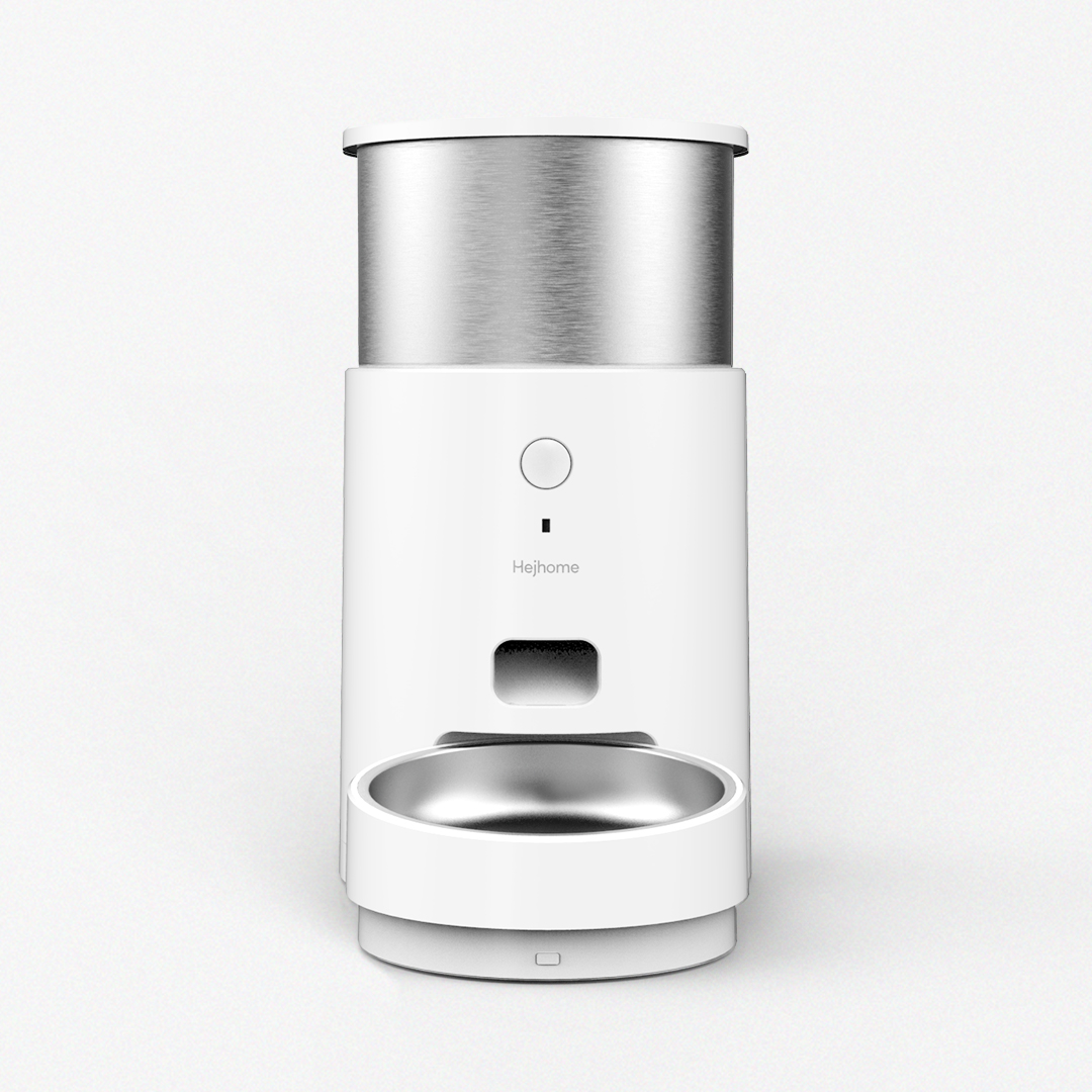 헤이홈 강아지 고양이 스마트 펫 자동급식기 Care+전용 도자기 밥그릇+급식기 제습제