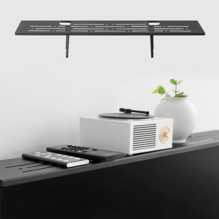 TV 상단 철제선반 셋탑박스 리모컨 거치 정리선반 모니터 공간활용 와이드