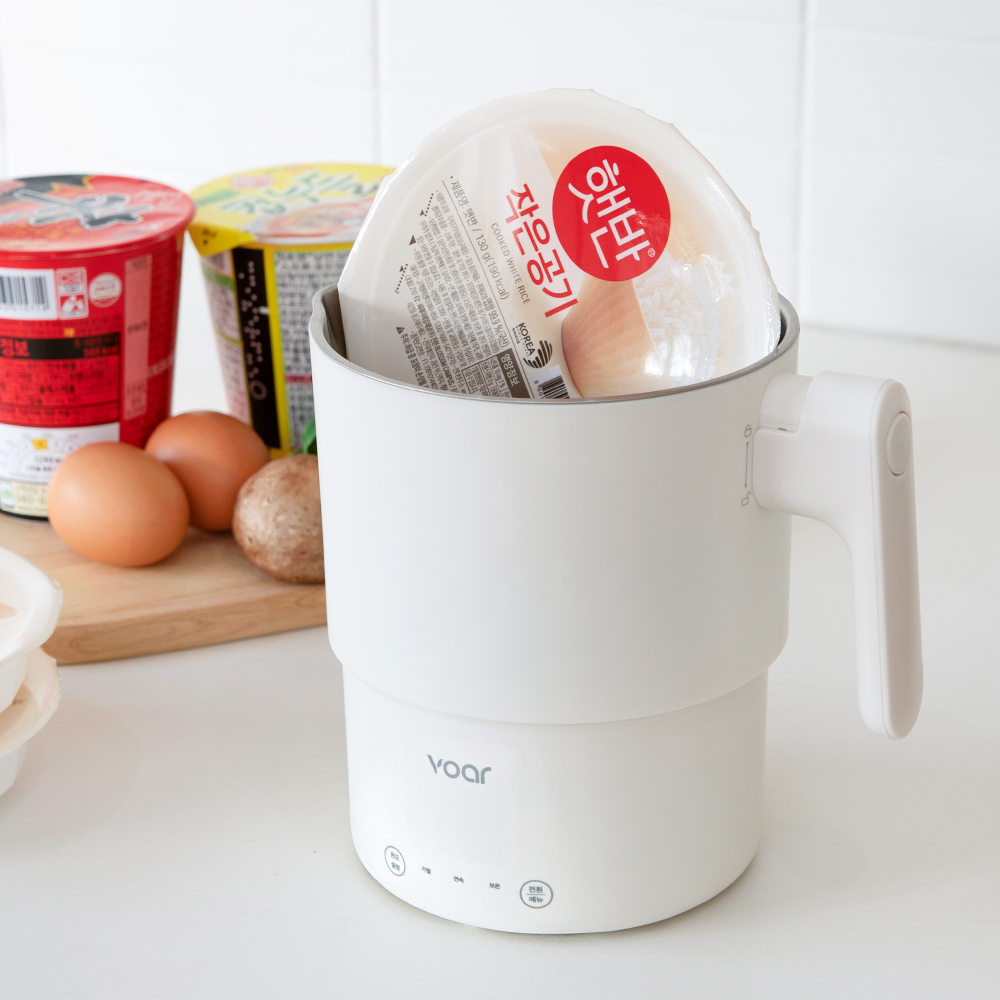 보아르 이지 전기포트 C 휴대용 분유포트 접이식 여행용 커피 햇반 올스텐