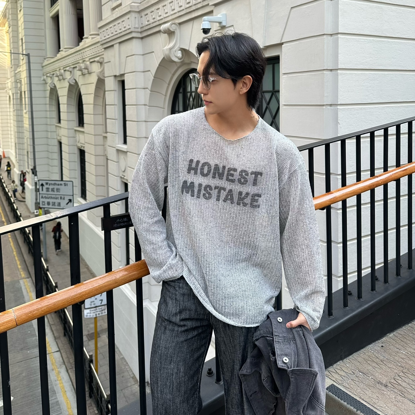 시스루티셔츠 시스루니트 레어이드티 얇은긴팔티 - 상세 이미지 4