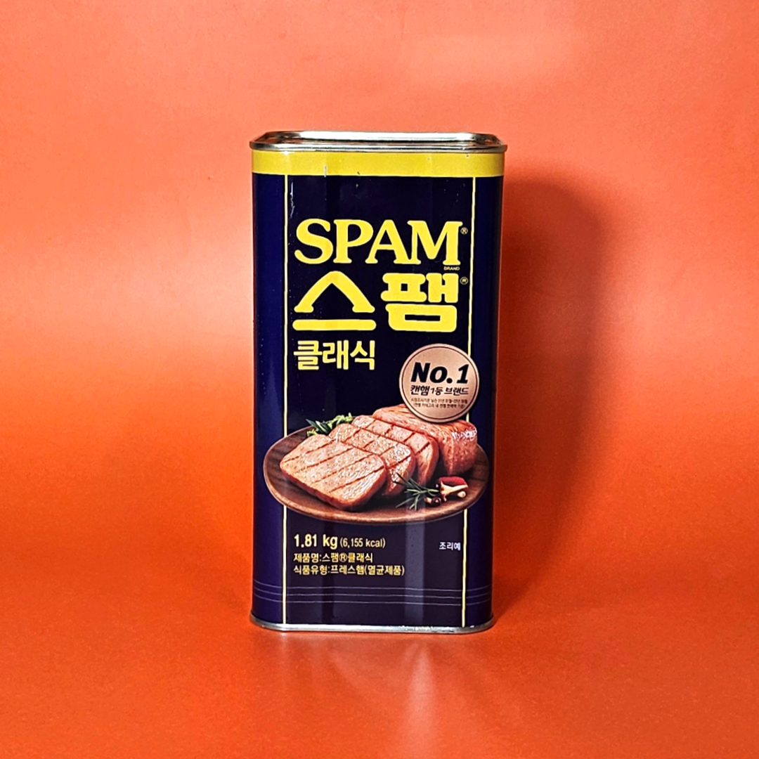 CJ 씨제이 백설 스팸 클래식 1.81kg 업소용 대용량 캔 햄 1.81kg