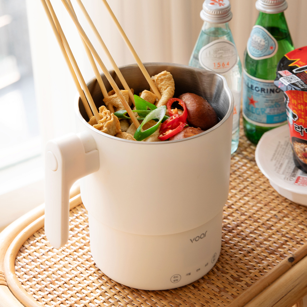 보아르 이지 전기포트 C 휴대용 분유포트 접이식 여행용 커피 햇반 올스텐